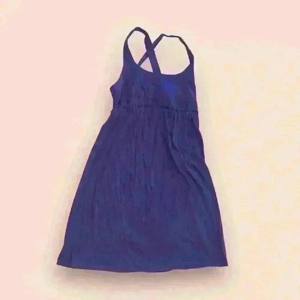 Mossimo Women's Purple Racerback Summer Dress Sleeveless Above Knee Size S